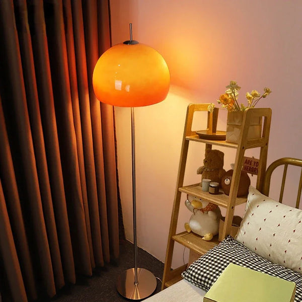 Lampe de Table LED Bauhaus en verre dégradé Orange