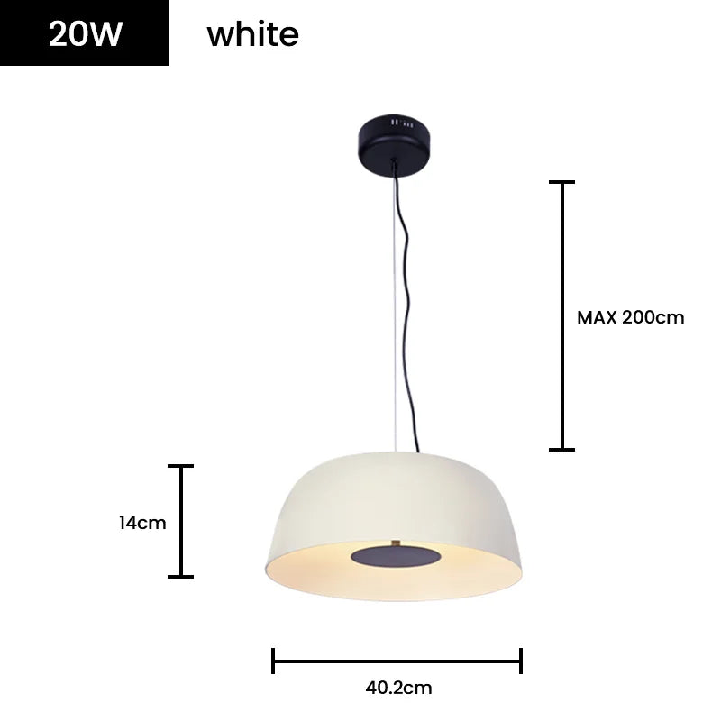 Suspension LED Art Déco Design Scandinave