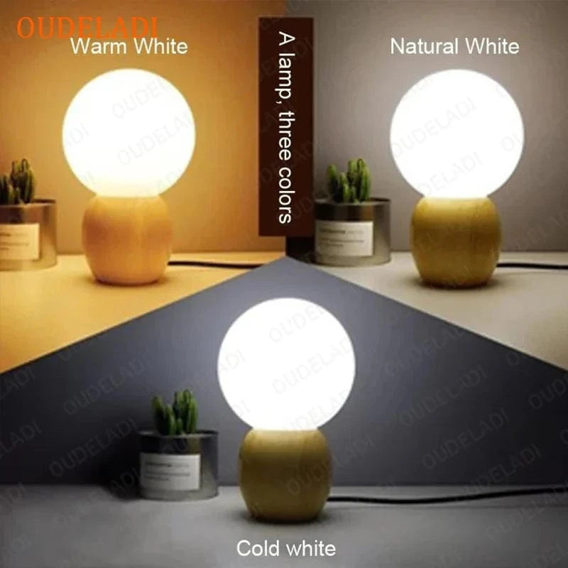 Lampe de table en bois pour une ambiance chaleureuse dans votre chambreAsStringAsync.