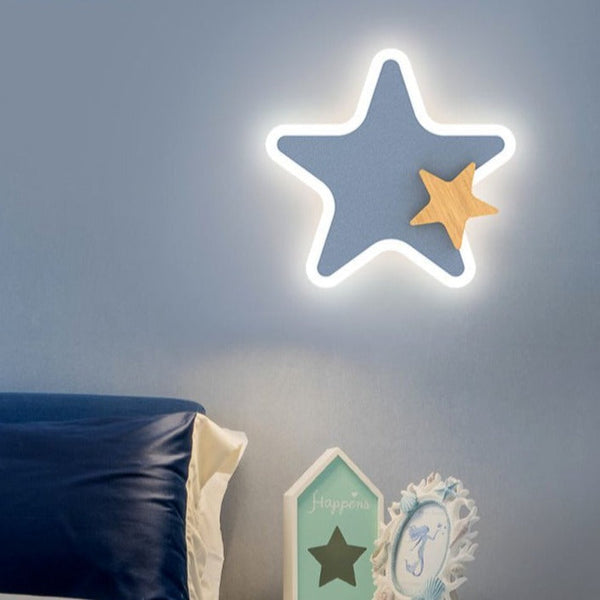 Applique murale LED étoile Bowie