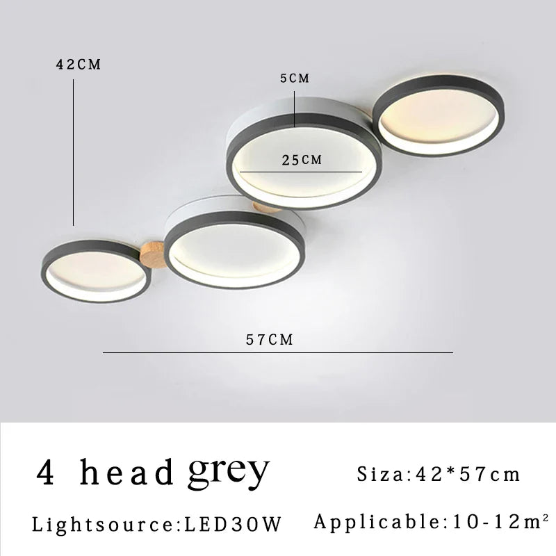 Plafonnier LED Scandinave Chic