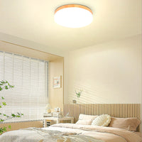 Plafonnier LED Bois Naturel pour Intérieur