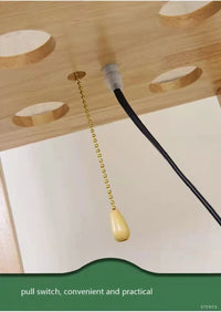 Lampadaire LED SkyFlo Nordic - Étagère de rangement en bois massif avec support fleur - Pour salon, chambre, bibliothèque