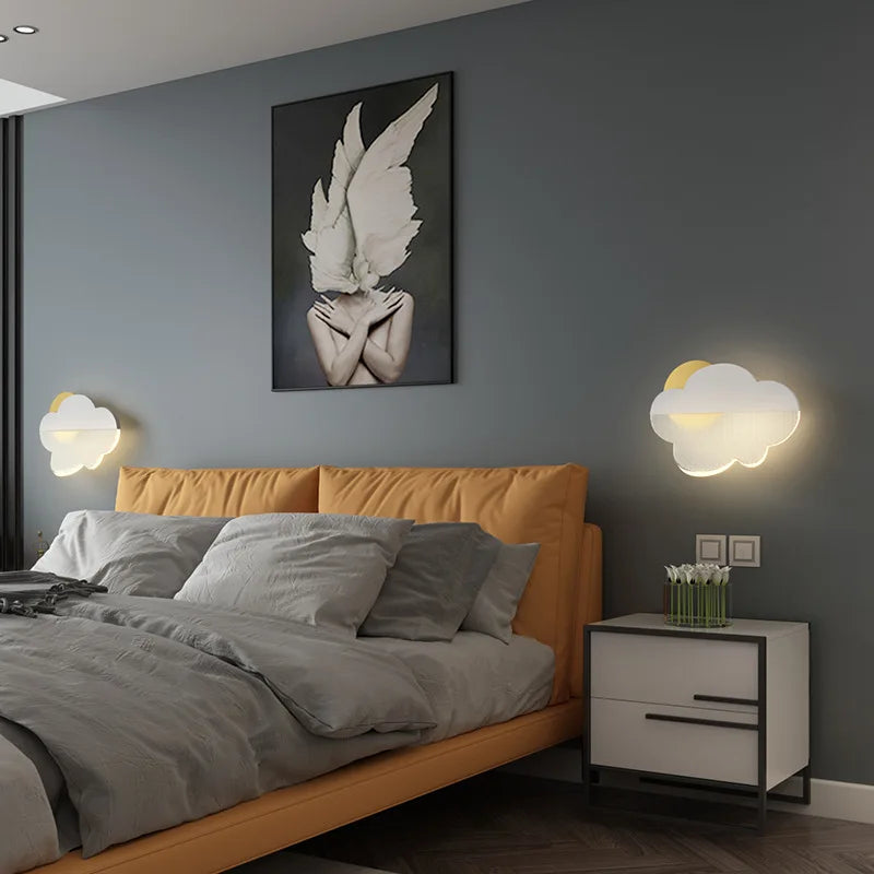 Applique murale LED Nuage en Acrylique pour Chambre d'Enfant