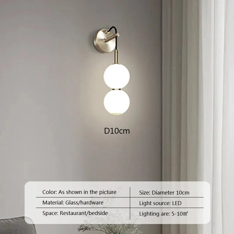 Suspension LED Nordica en verre gris fumé