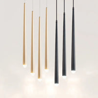 SuspensionCône LED Long Tube Acrylic Bubble Light