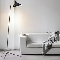 Lampadaire Minimaliste en Métal avec Abat-jour Rotatif  Rapidité Design