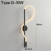 Applique murale LED Minimaluxe en Silicone et Fibre Tissée