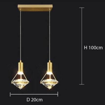 Suspension design LED Savia DiamondLux