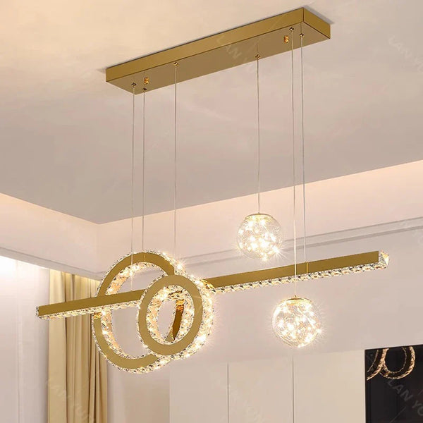 Lustre en cristal moderne pour illuminer votre intérieur