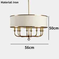 Lustre Cuivre Créatif de Style Américain