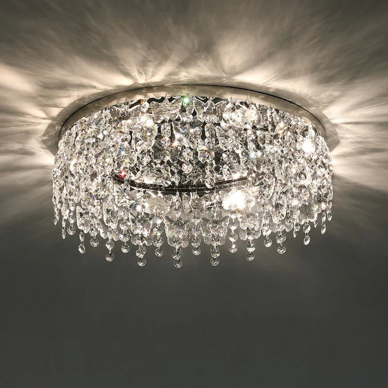 Plafonnier LED Cristal Luxe Moderne