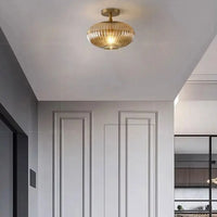 Plafonnier LED en verre nordique minimaliste pour un style moderne