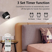 Applique Murale LED Sans Fil Rechargeable avec Commande Tactile