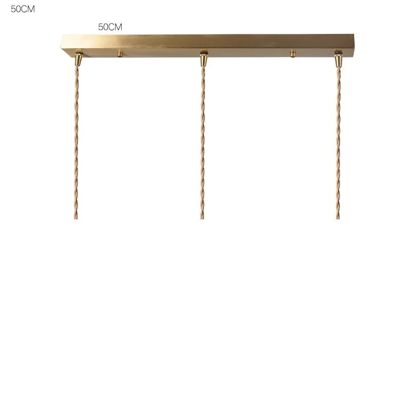 Suspension LED Blanc en Céramique - Style Nordique Moderne - Cuivre Suspension Lampe