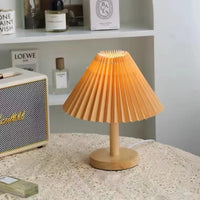 Lampe de Table LED nordique Moderne Plissée Ins