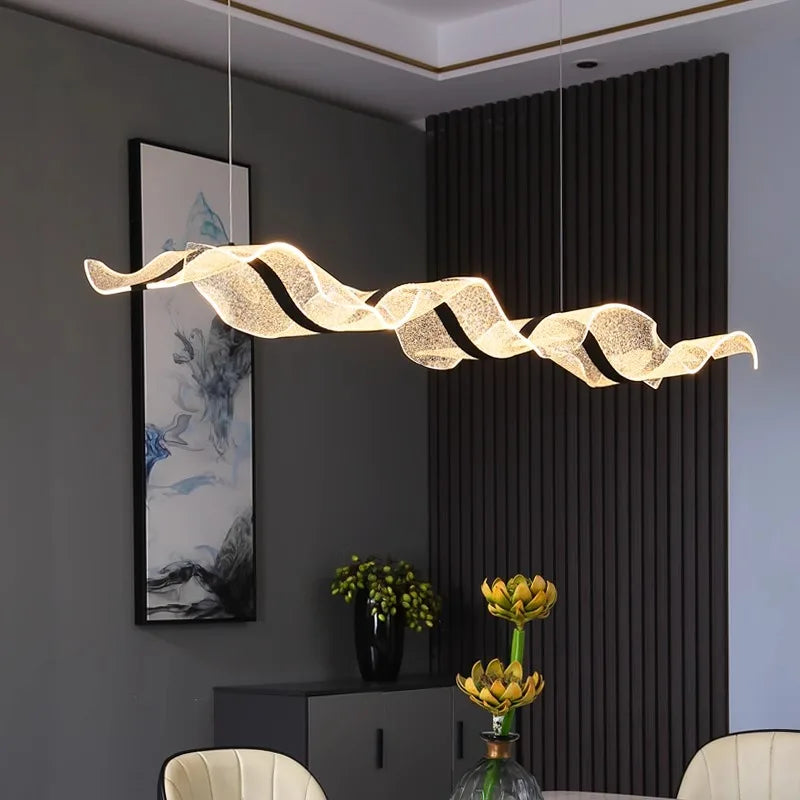 Lustre LED design moderne premium pour une décoration intérieure sophistiquée