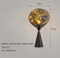 Applique Murale LED en Verre au Design Moderne - Décorations Élégantes