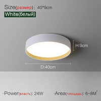 Plafonnier LED Minimal Wood Effect