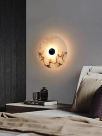 Applique Murale Design Ronde en Marbre pour une Décoration Intérieure Élégante