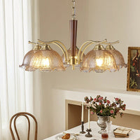 Lustre Japonais Noyer Cuivre Vintage