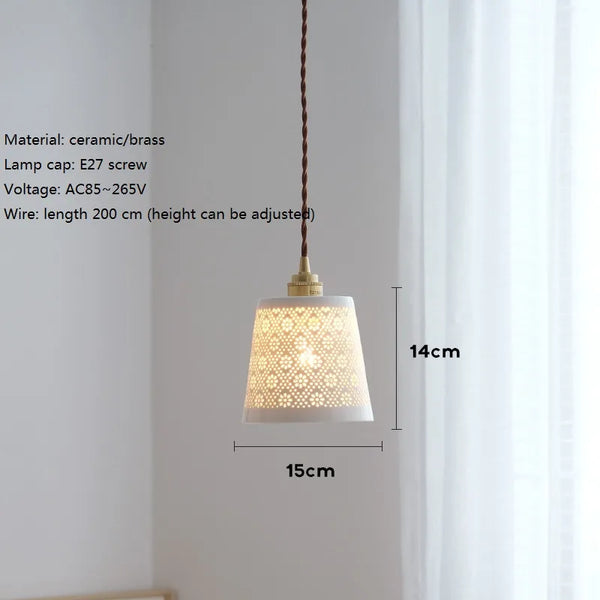Suspension Nordik LED Copper Ceramic Decor