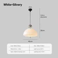 Suspension Champignon Nordique en Verre LED