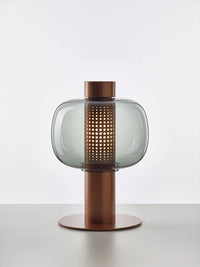 Lampe de Table Luxe Moderne en Verre