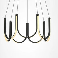 Suspension lumineuse LED "U Nordic" créative postmoderne