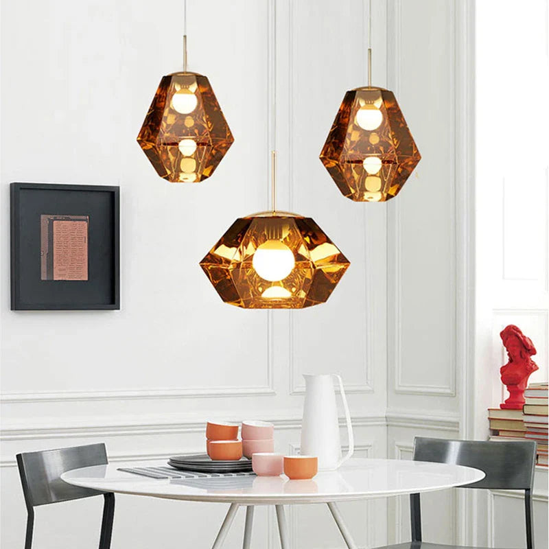 Lustre Nordique Moderne pour Bar Restaurant Café Créatif - Éclat Scandinave