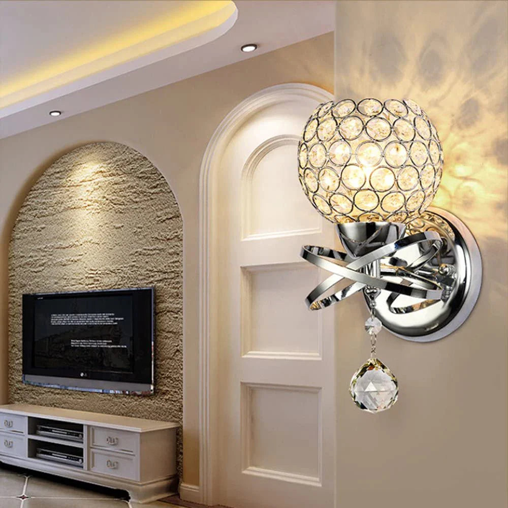 Applique murale cristal contemporaine