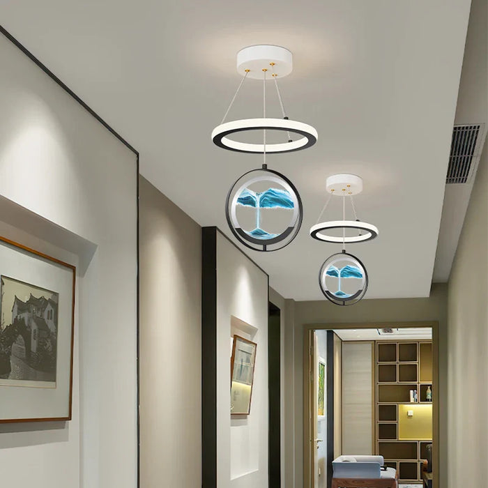 Lustre Nordique Moderne Minimaliste "Petits Sables Mouvants"