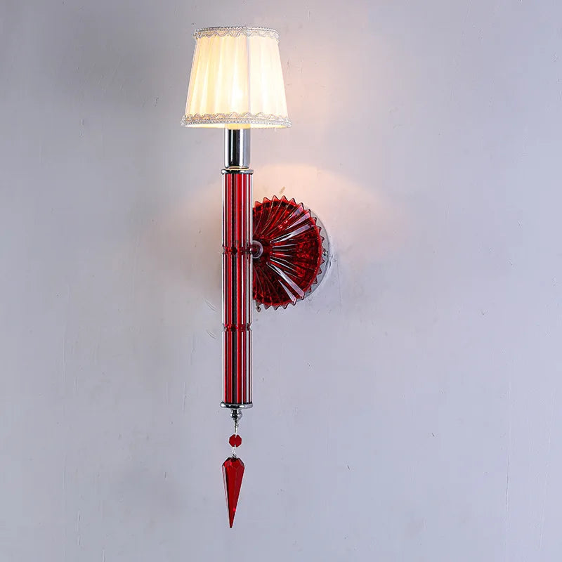 Applique murale moderne en cristal à 1 bras - Élégance lumineuse