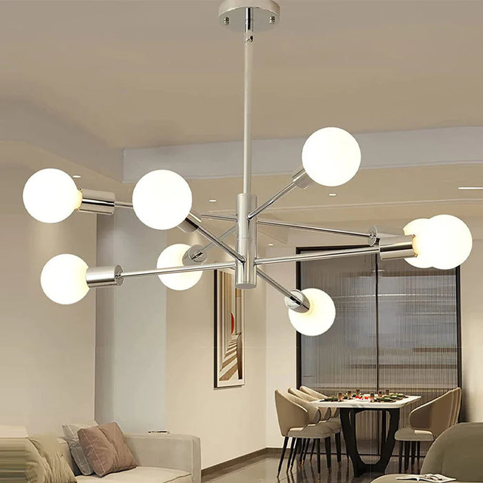 Lustre moderne Spoutnik Satellite à 2/4/8 têtes suspendu - Collection Étoiles Filantes