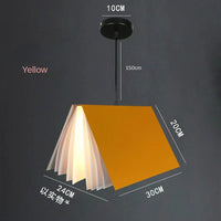 Suspension Lumière Livre Décoration Moderne pour la Salle d'Étude - Boutique Déco Enfants