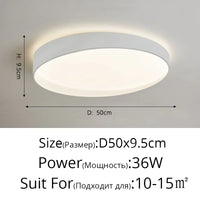 Plafonnier Nordique LED pour chambre étude salon bébé chambre décoration intérieure