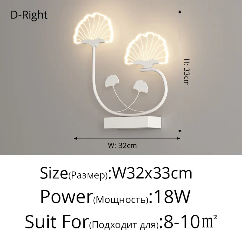 Applique murale LED Full Spectrum : Protection des Yeux, Tricolore & Créative