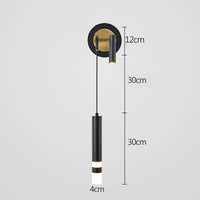 Applique murale LED double tête pour décor maison