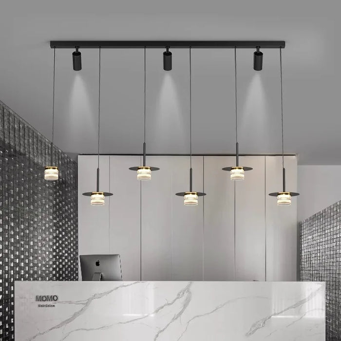 Suspension design en métal et verre de qualité supérieure