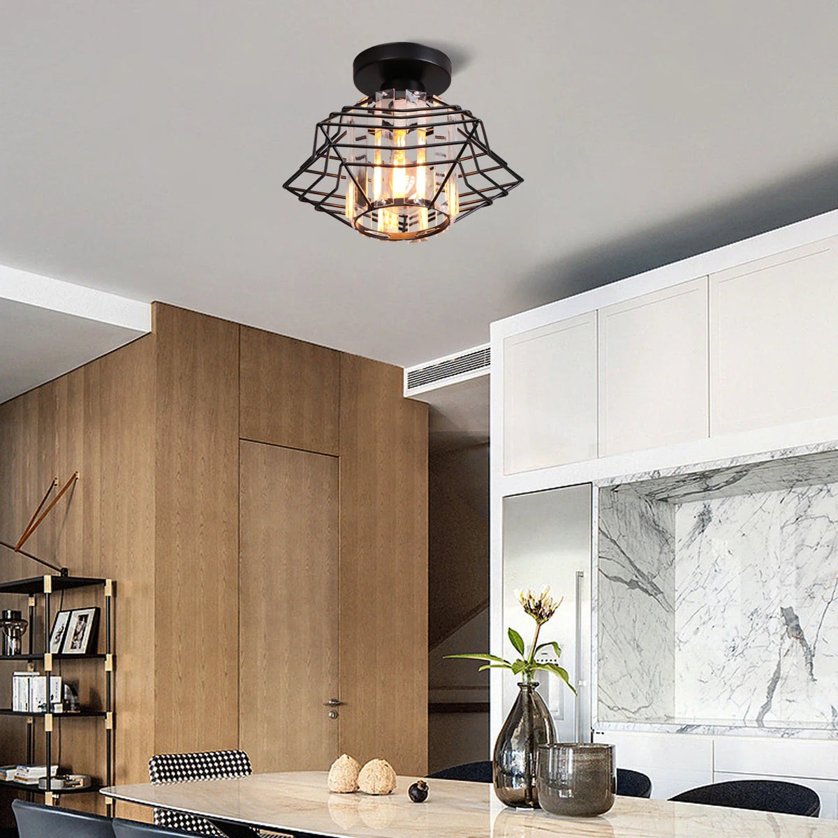 Plafonnier LED Crystal Touch