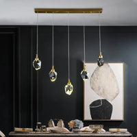 Lustre Nordique LED en Cristal pour Décoration Intérieure - Élégance Scandinave
