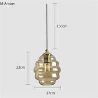 Suspension Boule de Vitrail Nordic Light
