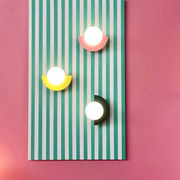 Applique murale LED Macaron Nordic