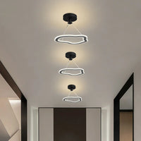 Lustre Nordique Épuré pour Balcon Bar Restaurant LED