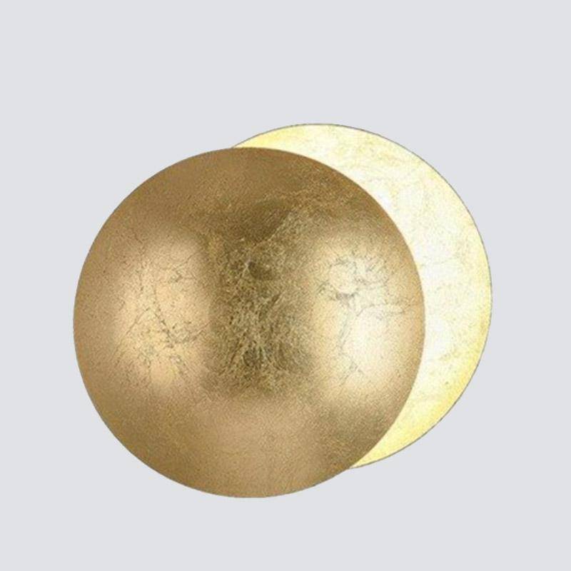 Applique murale LED Luxury en métal coloré et arrondi