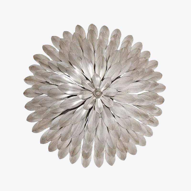 Plafonnier LED Floral Métal