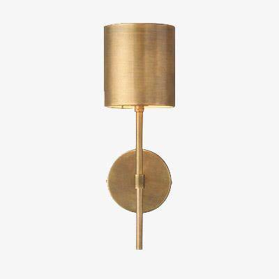 Applique murale LED design - Cylindre métal Retro