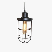 Suspension rétro industriel LED "Cage Light"