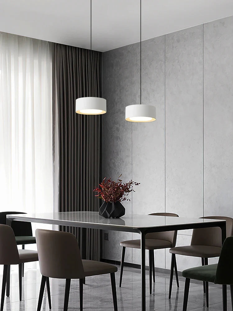 GYSLUX Suspension LED Panneau Rond Suspendu Downlight