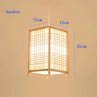 Suspension nordique en bambou contemporain